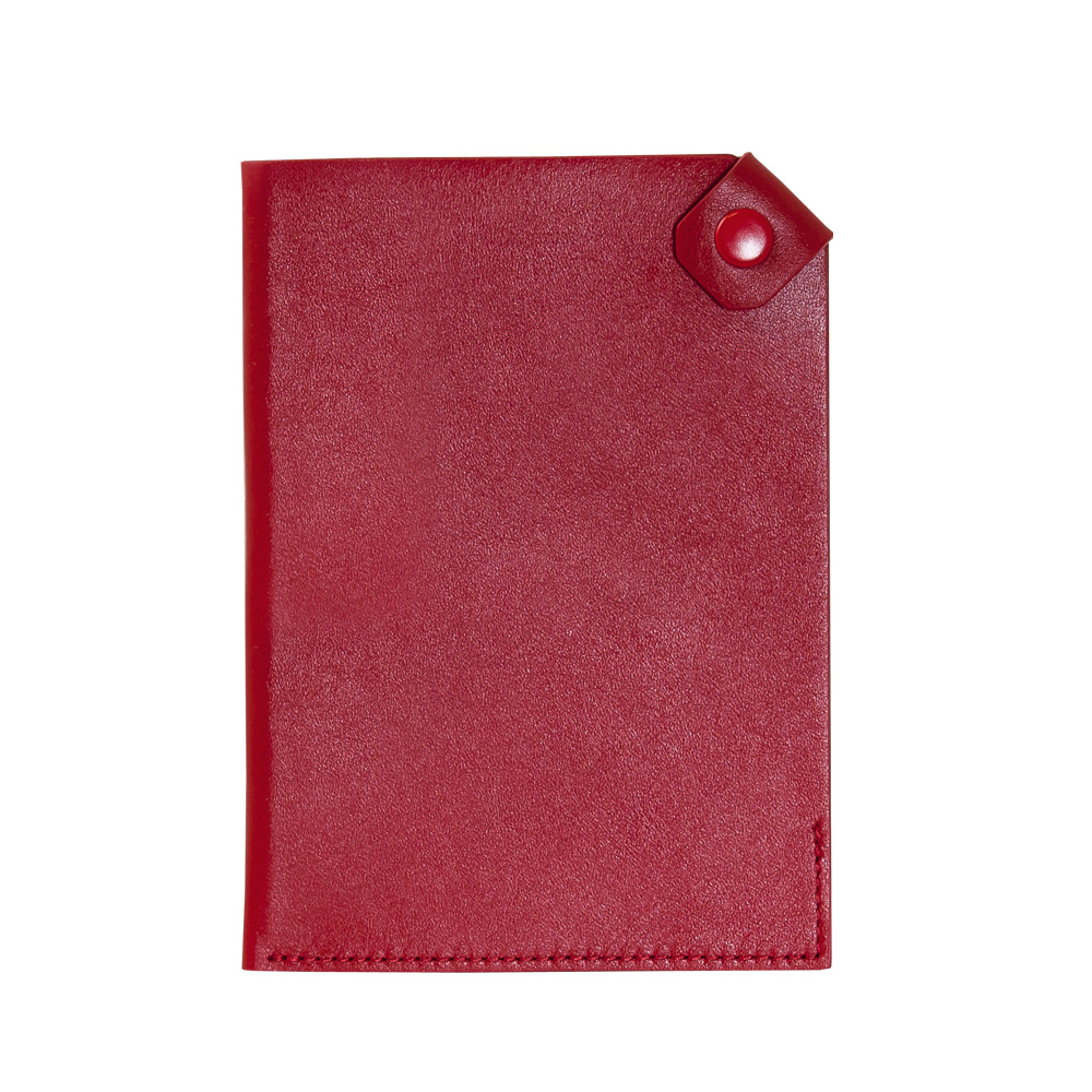 NK410024-060&nbsp;941.000&nbsp;Чехол для паспорта PURE 140*90 мм., застежка на кнопке, натуральная кожа (гладкая), красный&nbsp;89767