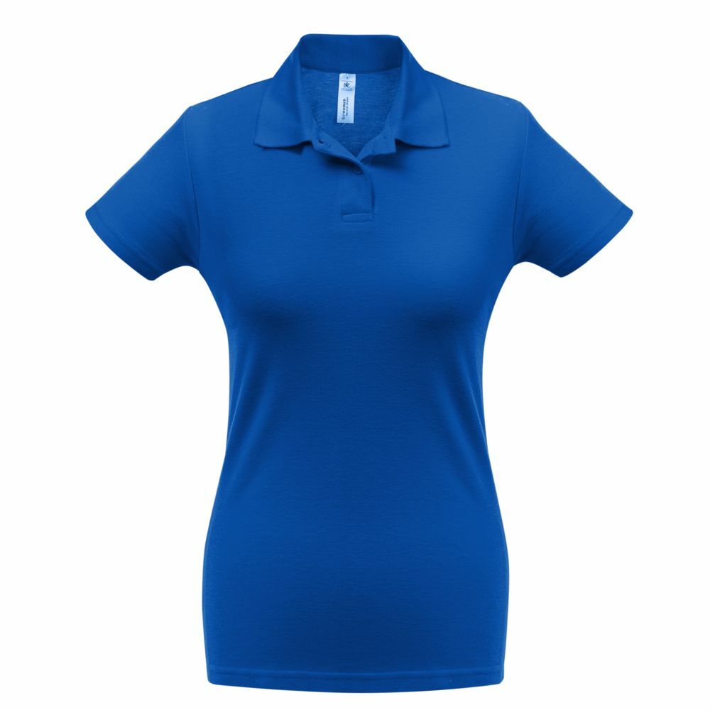 PWI11450&nbsp;1200.000&nbsp;Рубашка поло женская ID.001 ярко-синяя&nbsp;44366