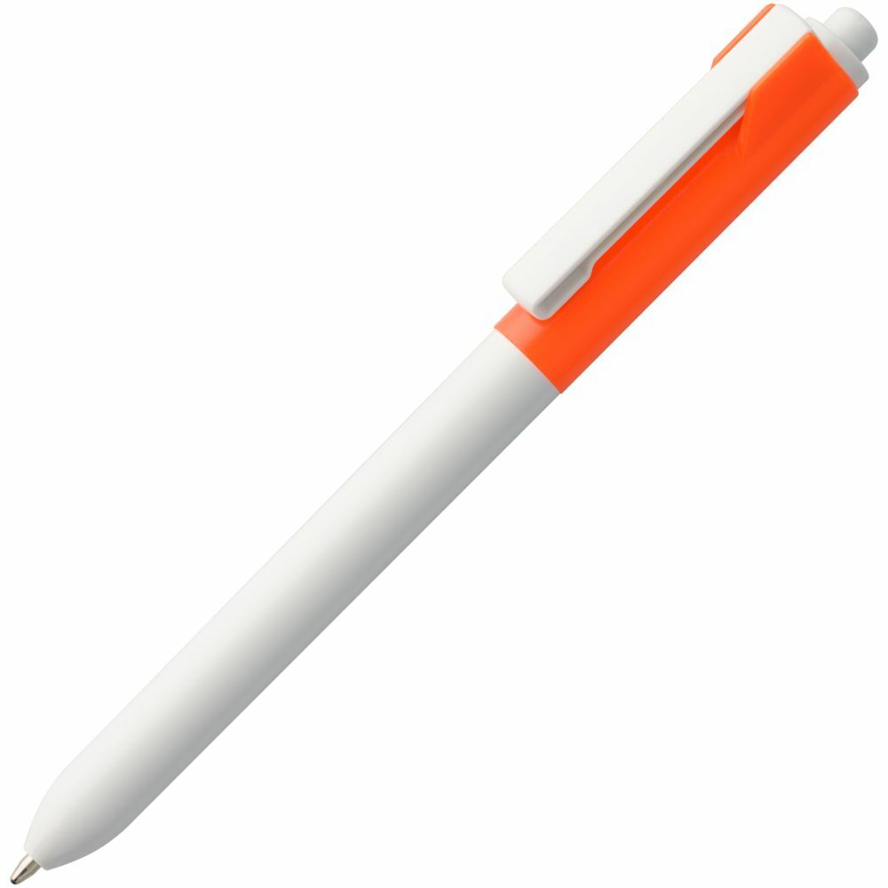 3318.62&nbsp;22.000&nbsp;Ручка шариковая Hint Special, белая с оранжевым&nbsp;82644