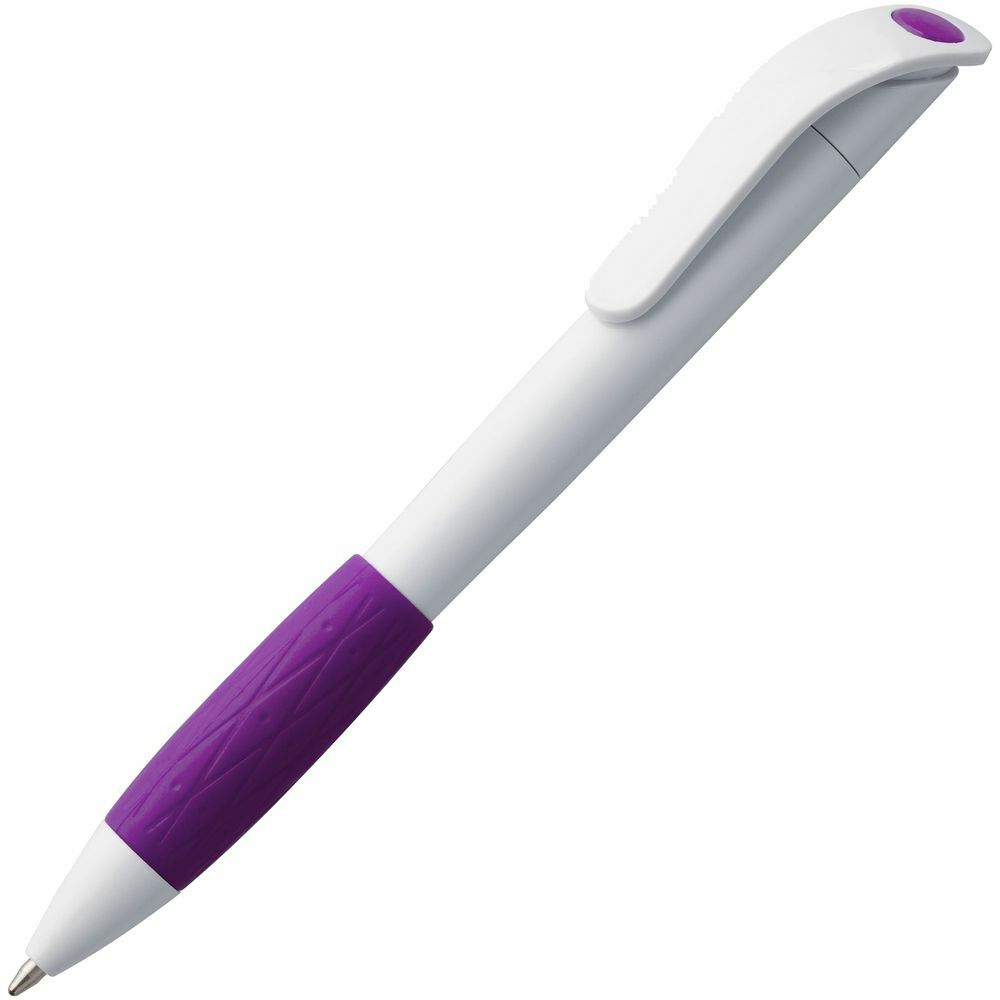 3321.67&nbsp;29.700&nbsp;Ручка шариковая Grip, белая с фиолетовым&nbsp;82631