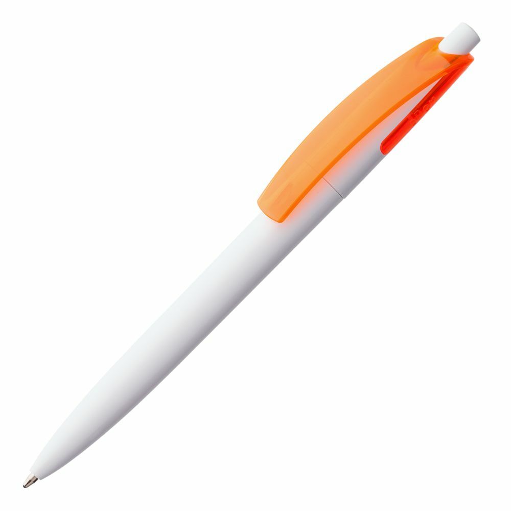 4708.62&nbsp;23.100&nbsp;Ручка шариковая Bento, белая с оранжевым&nbsp;80266