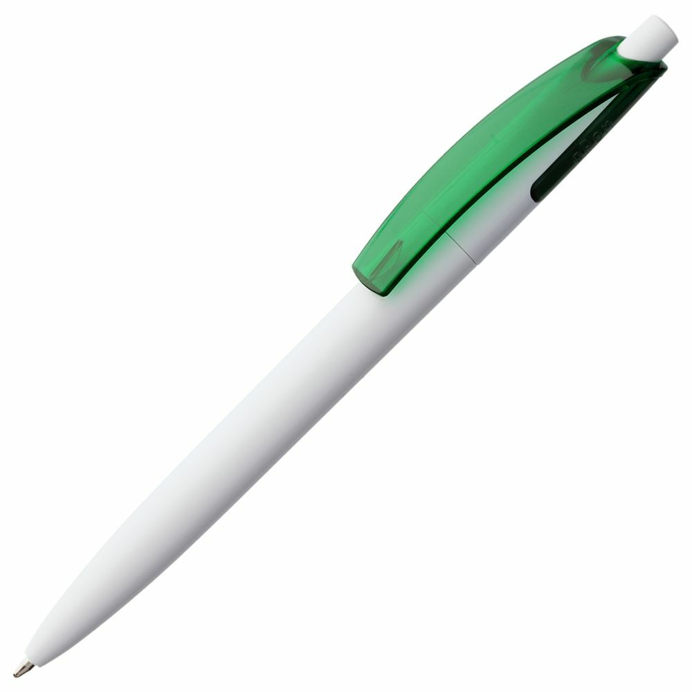 4708.69&nbsp;23.100&nbsp;Ручка шариковая Bento, белая с зеленым&nbsp;80265