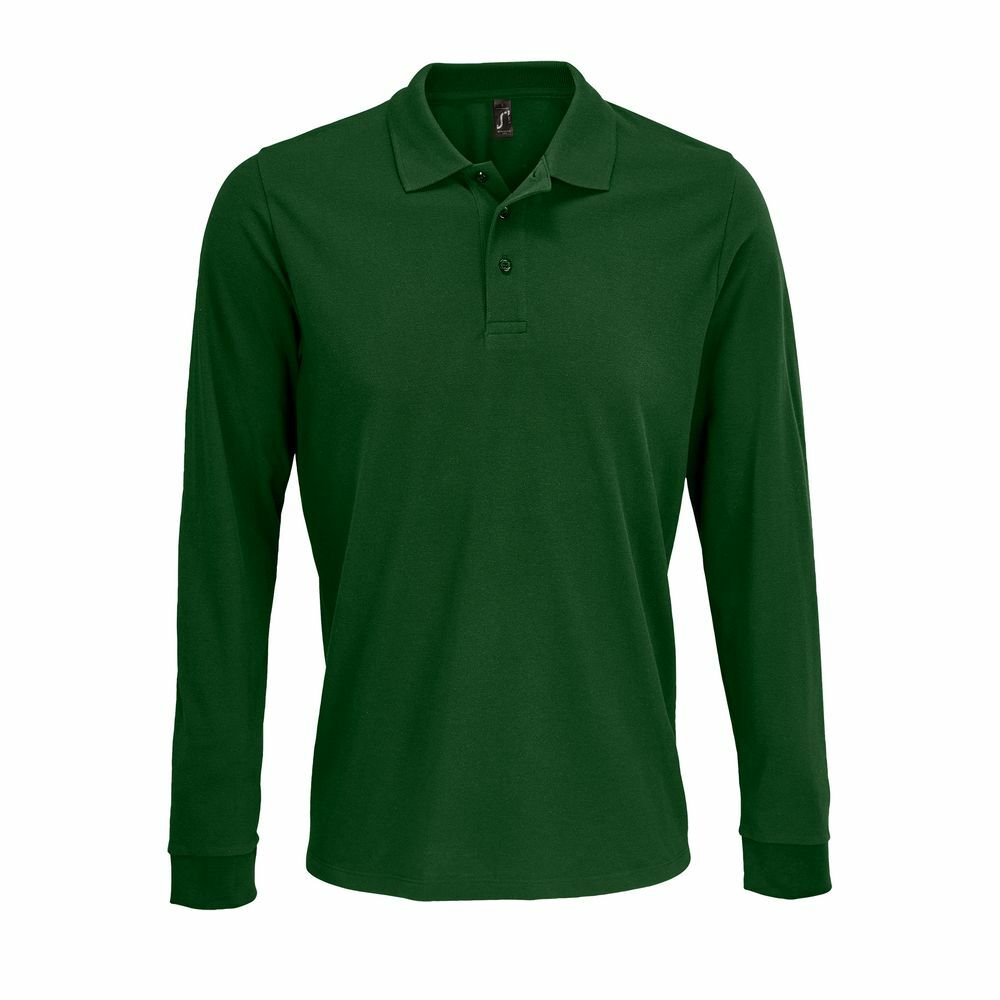 03983264&nbsp;1967.000&nbsp;Рубашка поло с длинным рукавом Prime LSL, темно-зеленая&nbsp;215058