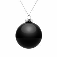 17662.30&nbsp;300.000&nbsp;Елочный шар Finery Gloss, 8 см, глянцевый черный&nbsp;224329