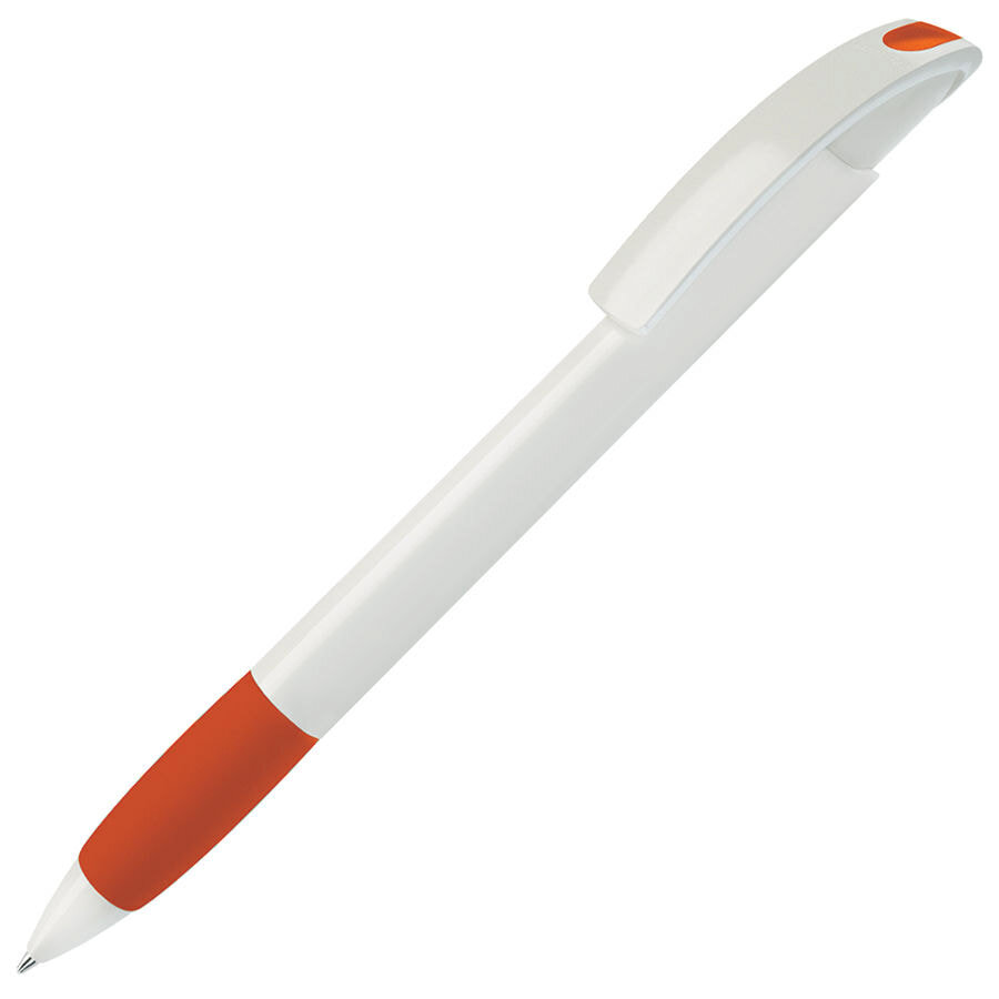 150/05&nbsp;18.000&nbsp;NOVE, ручка шариковая с грипом, оранжевый/белый, пластик&nbsp;129376