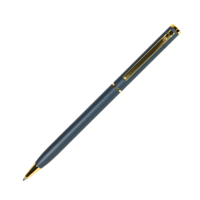 1101/24&nbsp;54.000&nbsp;SLIM, ручка шариковая, синий (мокрый асфальт)/золотистый, металл&nbsp;50161