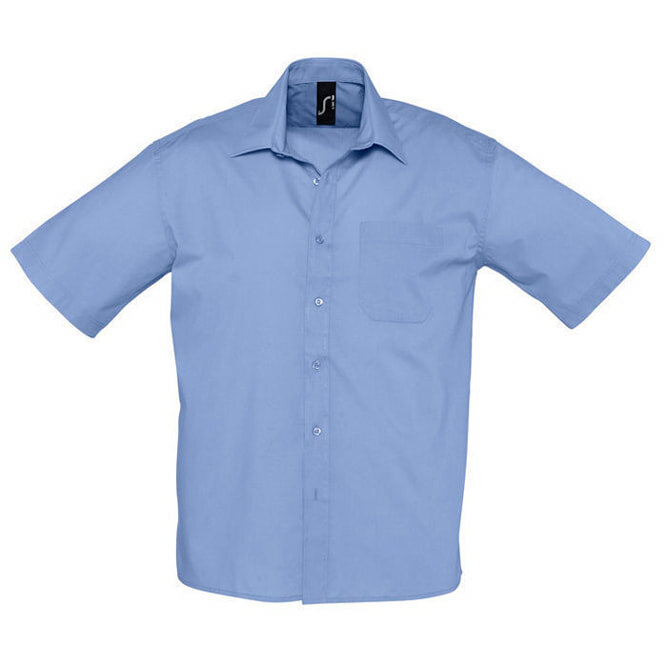 716050.230/M&nbsp;1990.000&nbsp;Рубашка"Bristol", васильковый_M, 65% полиэстер, 35% хлопок, 105г/м2&nbsp;111606