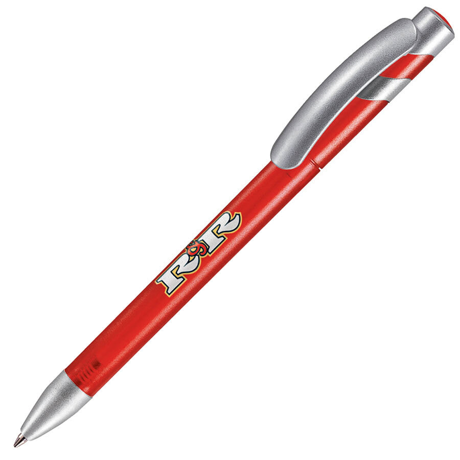 432/67&nbsp;14.000&nbsp;MANDI SAT, ручка шариковая, красный/серебристый, пластик&nbsp;49452