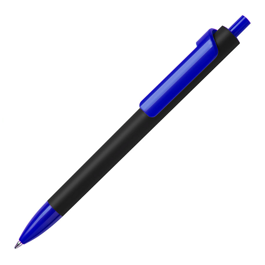 605G/136&nbsp;39.000&nbsp;Ручка шариковая FORTE SOFT BLACK, черный/синий, пластик, покрытие soft touch&nbsp;52668