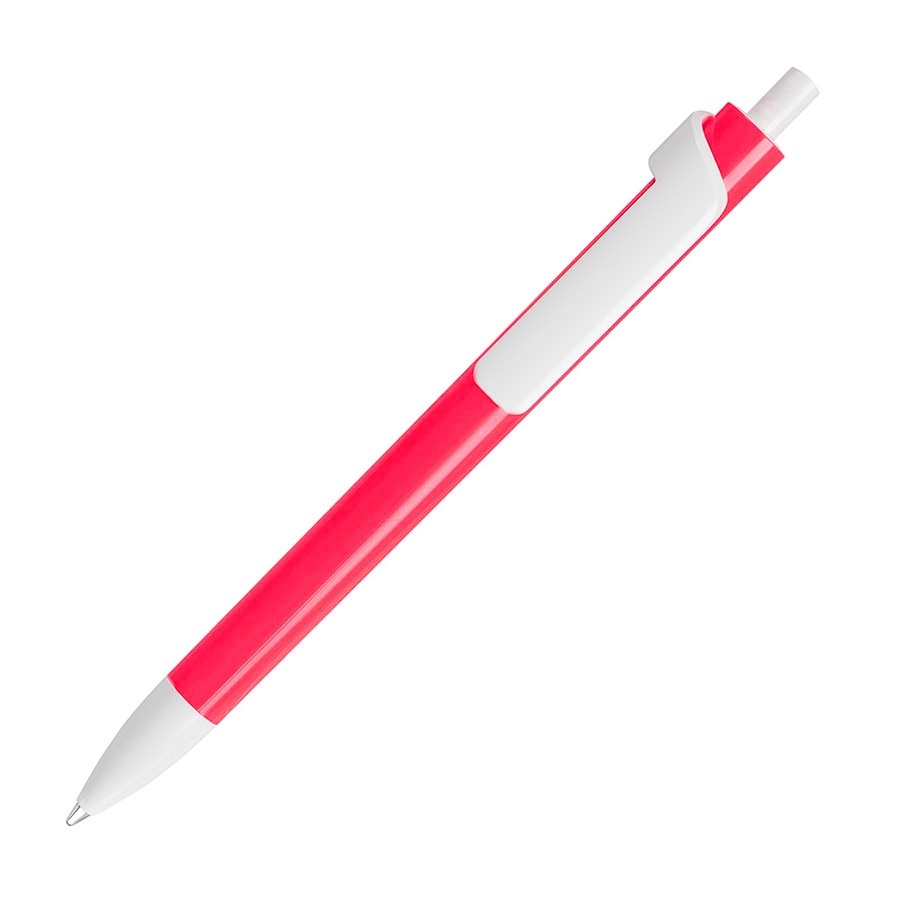 607/119&nbsp;17.000&nbsp;Ручка шариковая FORTE NEON, неоновый розовый/белый, пластик&nbsp;49327