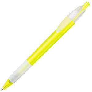 214F/70&nbsp;13.600&nbsp;X-1 FROST GRIP, ручка шариковая, фростированный желтый/белый, пластик&nbsp;97280