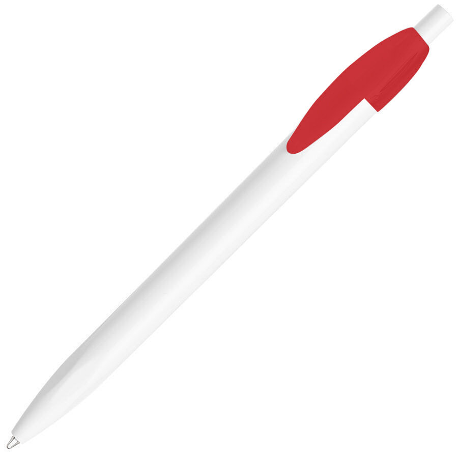 212/08&nbsp;25.000&nbsp;Ручка шариковая X-1 WHITE, белый/красный непрозрачный клип, пластик&nbsp;203768