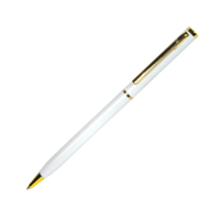 1101/01&nbsp;54.000&nbsp;SLIM, ручка шариковая, белый/золотистый, металл&nbsp;49776