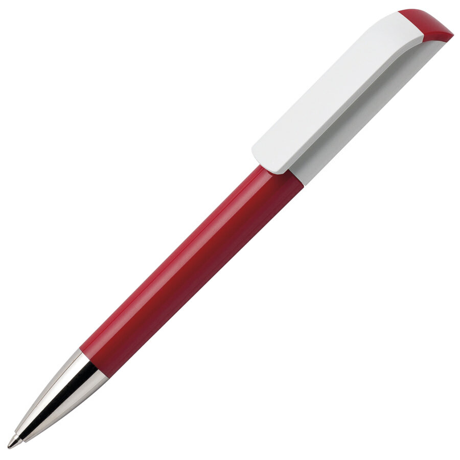 29447/08&nbsp;116.000&nbsp;Ручка шариковая TAG, красный корпус/белый клип, пластик&nbsp;50065