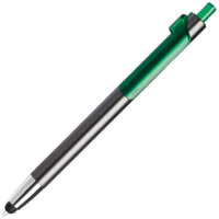 609/30/94&nbsp;59.000&nbsp;PIANO TOUCH, ручка шариковая со стилусом для сенсорных экранов, графит/зеленый, металл/пластик&nbsp;49857