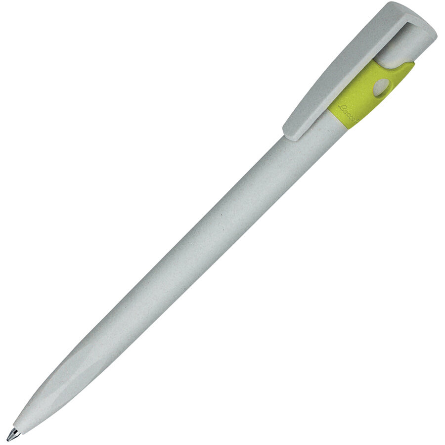 392EW/19&nbsp;20.000&nbsp;KIKI ECOLINE, ручка шариковая, серый/светло-зеленый, экопластик&nbsp;49272
