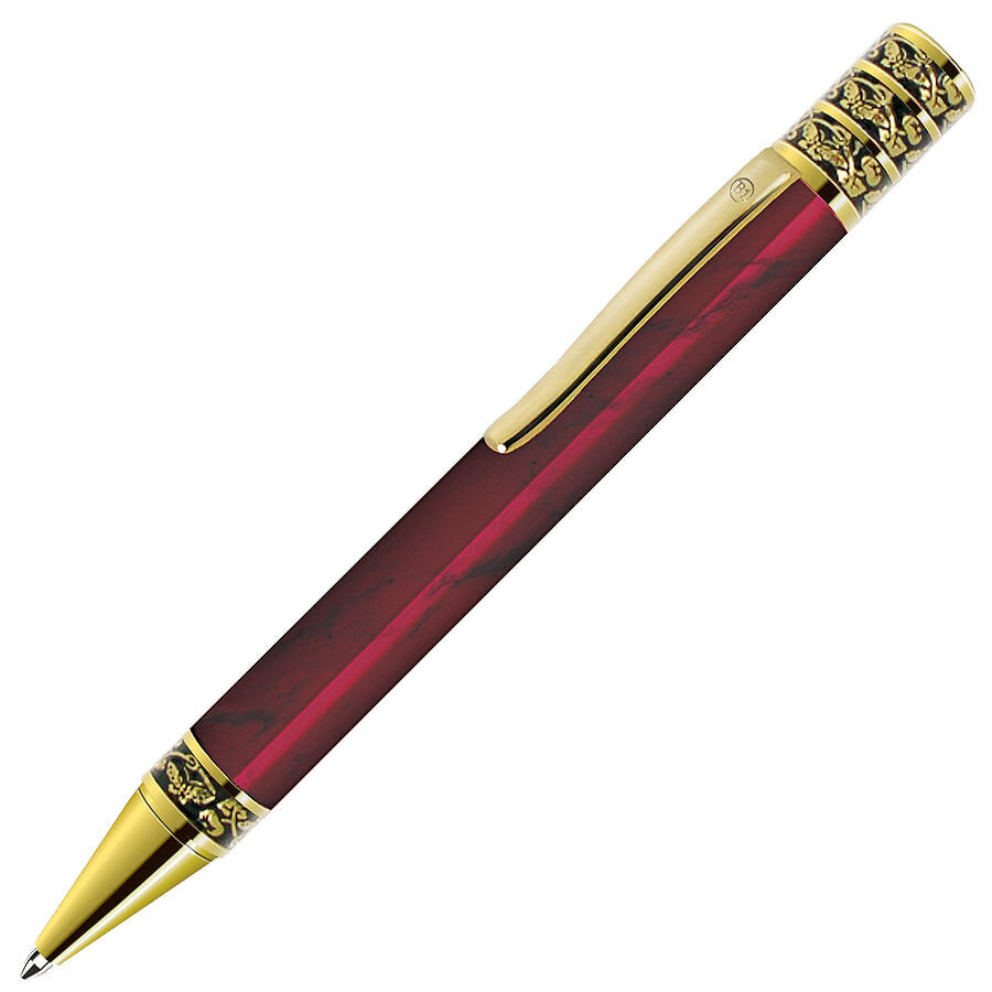1204/08&nbsp;490.000&nbsp;GRAND, ручка шариковая, красный/золотистый, металл&nbsp;49384