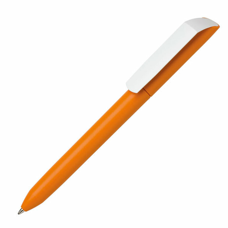 29401/05&nbsp;104.000&nbsp;Ручка шариковая FLOW PURE,оранжевый корпус/белый клип, пластик&nbsp;50002