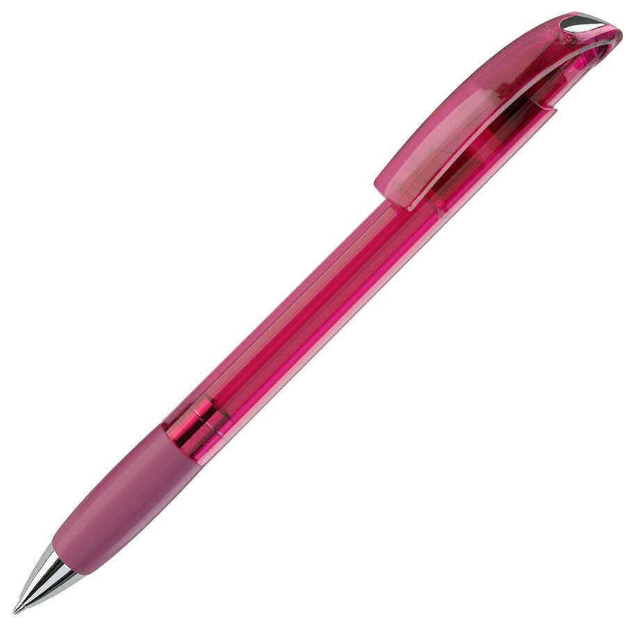 152/48/75&nbsp;30.000&nbsp;NOVE LX, ручка шариковая с грипом, прозрачный розовый/хром, пластик&nbsp;49630