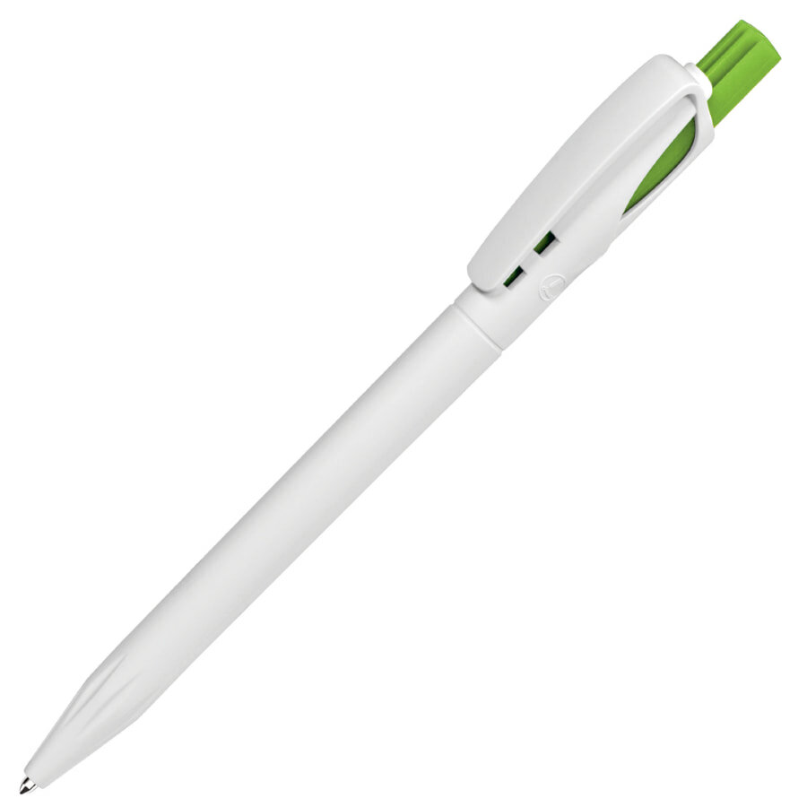 161/01/132&nbsp;23.000&nbsp;Ручка шариковая TWIN WHITE, белый/зеленое яблоко, пластик&nbsp;49348