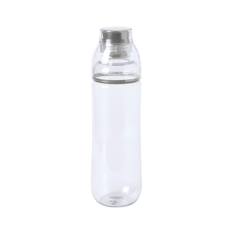 1114/30&nbsp;610.000&nbsp;Бутылка для воды FIT, 700 мл; 24,5х7,4см, прозрачный с серым, пластик rPET&nbsp;182980