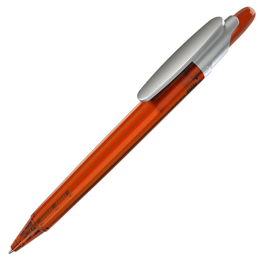 503F/63&nbsp;16.000&nbsp;OTTO FROST SAT, ручка шариковая, фростированный оранжевый/серебристый клип, пластик&nbsp;49574