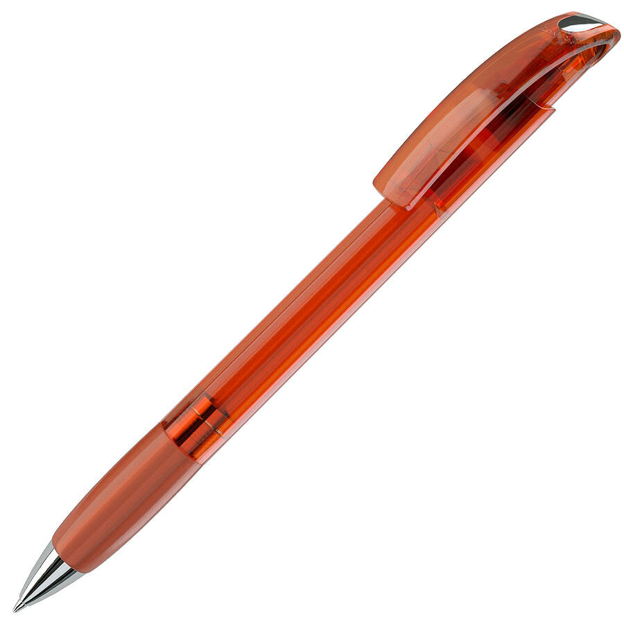 152/48/63&nbsp;30.000&nbsp;NOVE LX, ручка шариковая с грипом, прозрачный оранжевый/хром, пластик&nbsp;49629