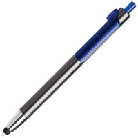 609/30/73&nbsp;35.000&nbsp;PIANO TOUCH, ручка шариковая со стилусом для сенсорных экранов, графит/синий, металл/пластик&nbsp;49856