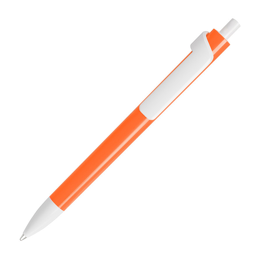 607/118&nbsp;11.000&nbsp;Ручка шариковая FORTE NEON, неоновый оранжевый/белый, пластик&nbsp;49326