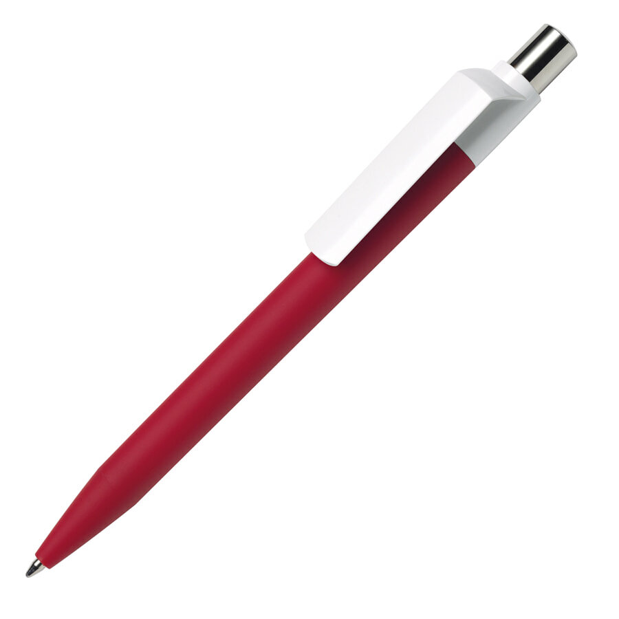 29426/08&nbsp;139.000&nbsp;Ручка шариковая DOT,красный корпус/белый клип, soft touch покрытие, пластик&nbsp;50032