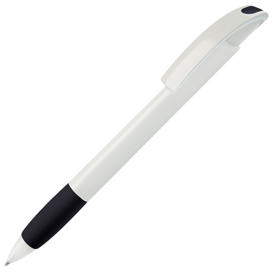 150/35&nbsp;22.000&nbsp;NOVE, ручка шариковая с грипом, черный/белый, пластик&nbsp;49621