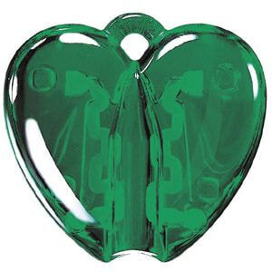 B0A13/66/110&nbsp;19.000&nbsp;HEART CLACK, держатель для ручки, прозрачный зеленый, пластик&nbsp;49406