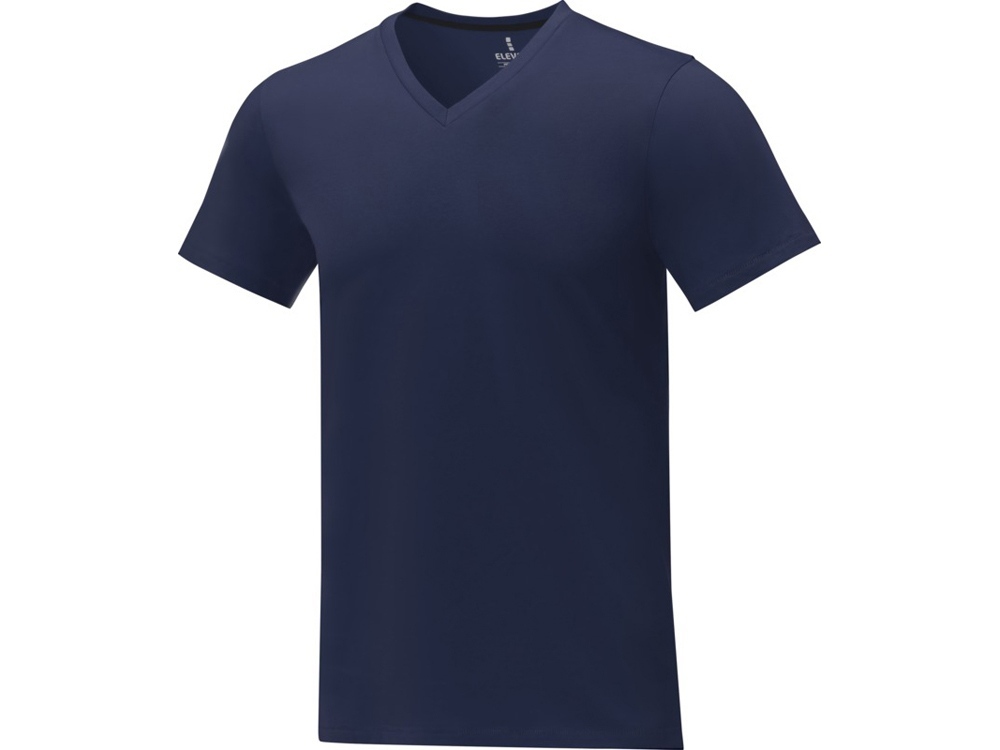 3803055XS&nbsp;1869.000&nbsp;Somoto Мужская футболка с коротким рукавом и V-образным вырезом , темно-синий&nbsp;188747