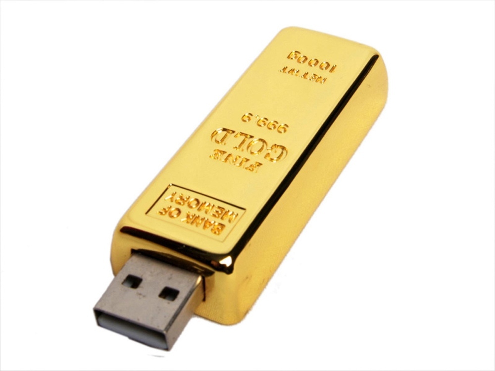 6681.64.05&nbsp;1106.000&nbsp;USB 3.0- флешка на 64 Гб в виде слитка золота&nbsp;123409
