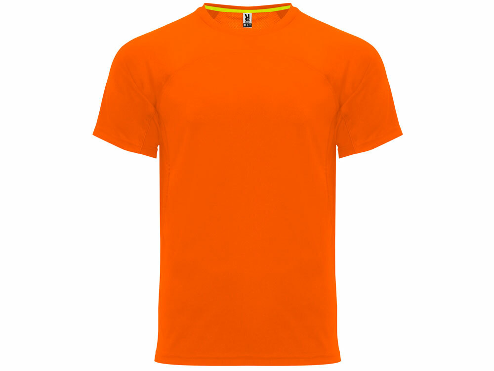 6401223L&nbsp;807.400&nbsp;Футболка "Monaco" унисекс, неоновый оранжевый&nbsp;193152