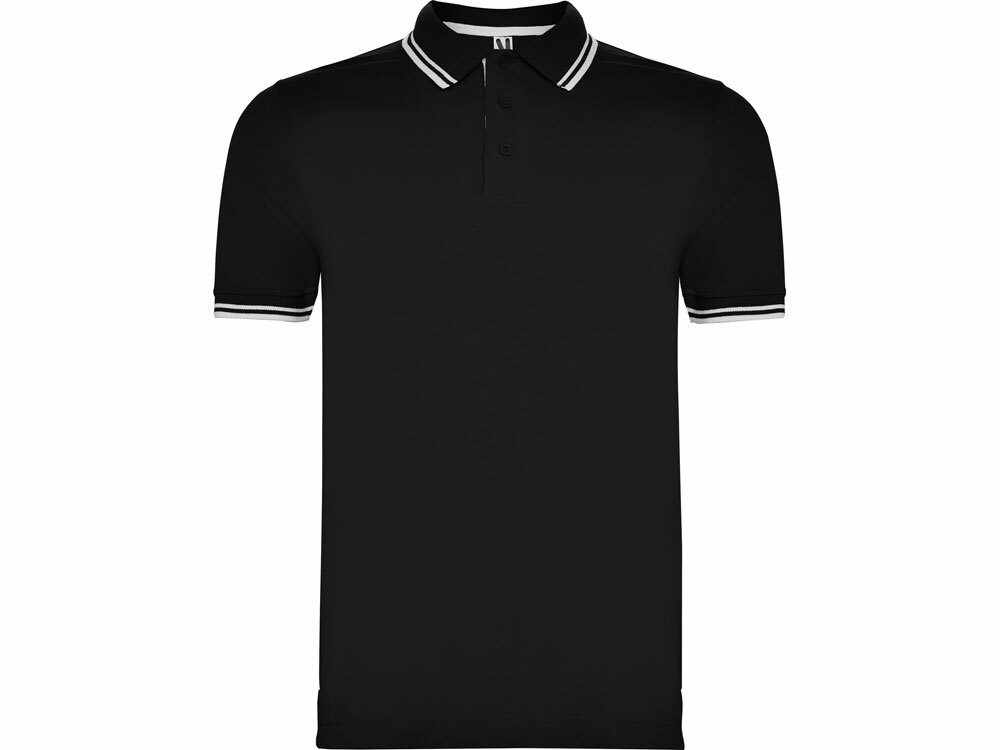 66290201M&nbsp;1897.400&nbsp;Рубашка поло "Montreal" мужская, черный/белый&nbsp;184574