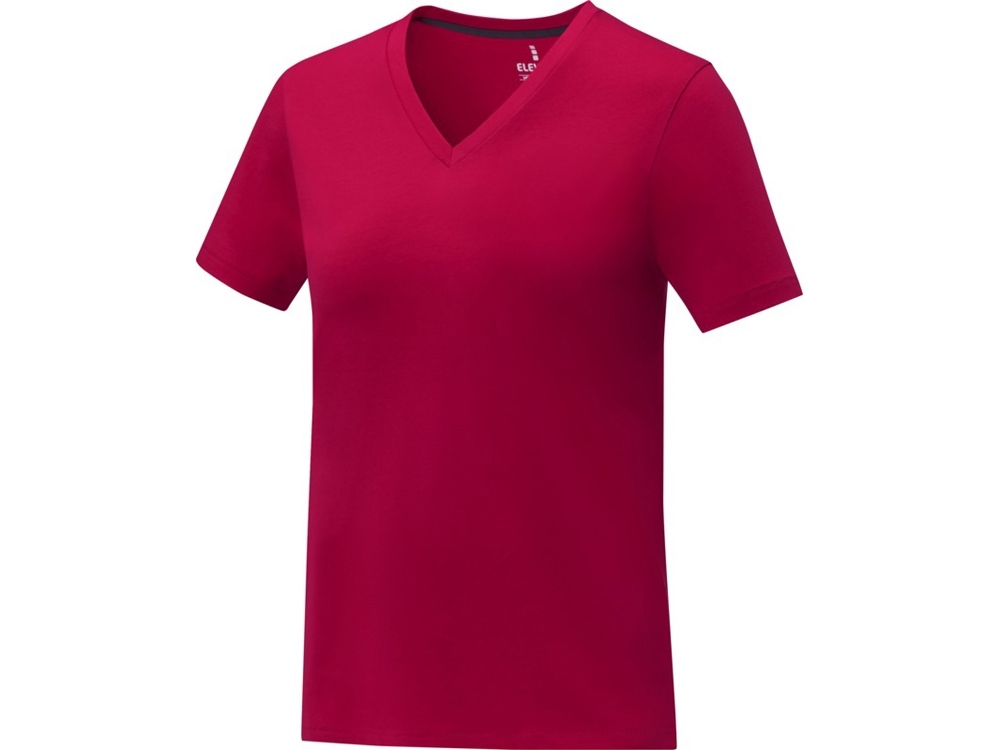 38031212XL&nbsp;1869.000&nbsp;Somoto Женская футболка с коротким рукавом и V-образным вырезом , красный&nbsp;188779