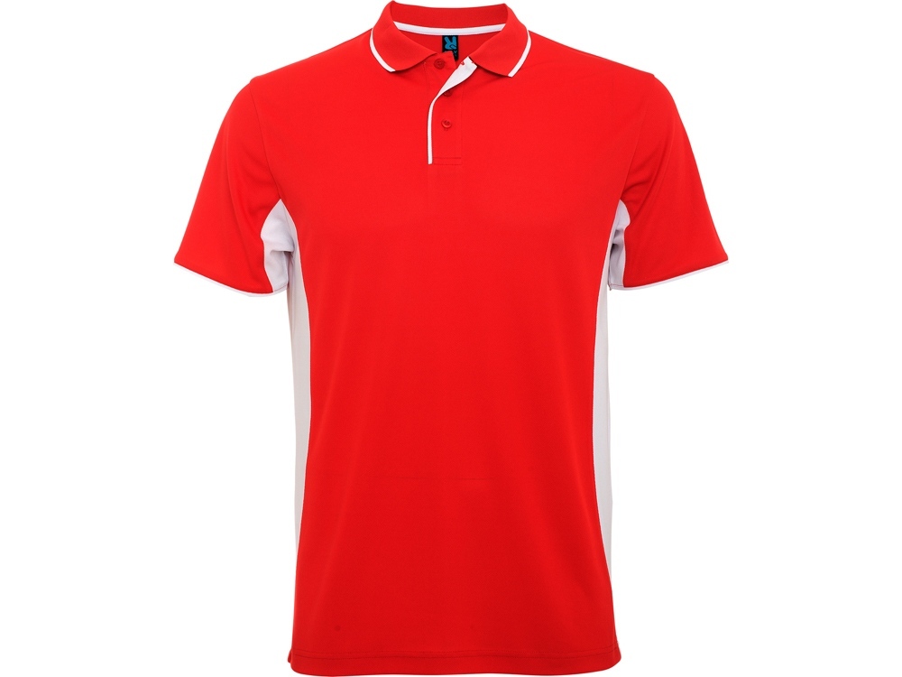 421PO6001S&nbsp;1290.000&nbsp;Рубашка поло "Montmelo" мужская с длинным рукавом, красный/белый&nbsp;201962