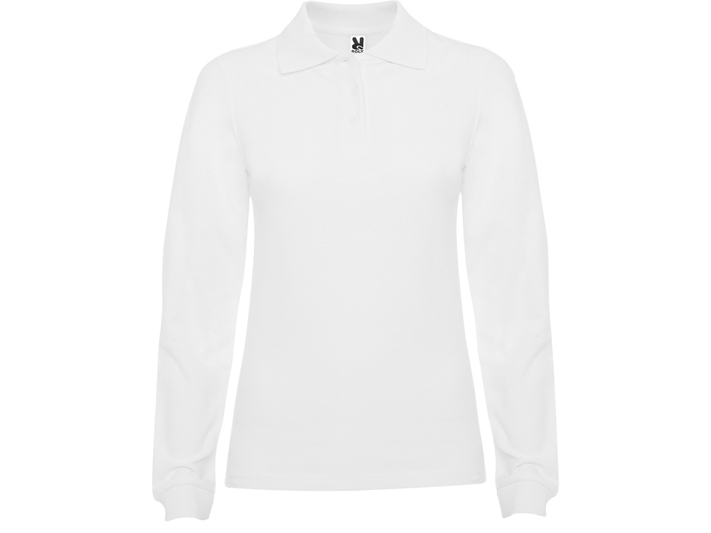 6636PO01M&nbsp;1979.850&nbsp;Рубашка поло "Estrella" женская с длинным рукавом, белый&nbsp;201819