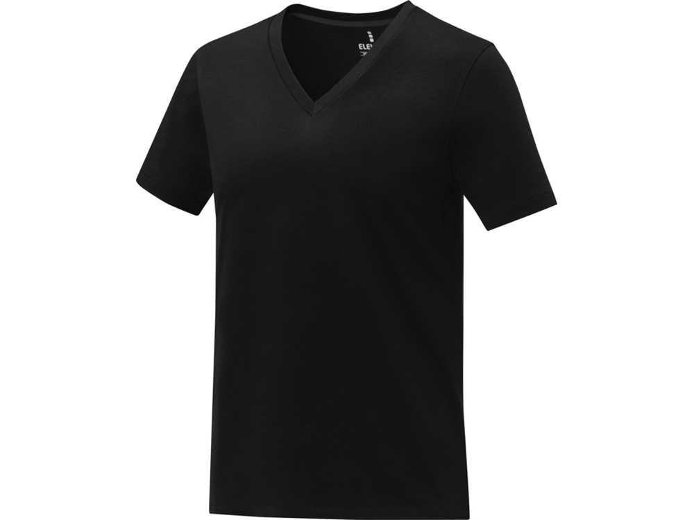 38031902XL&nbsp;1869.000&nbsp;Somoto Женская футболка с коротким рукавом и V-образным вырезом , черный&nbsp;188797