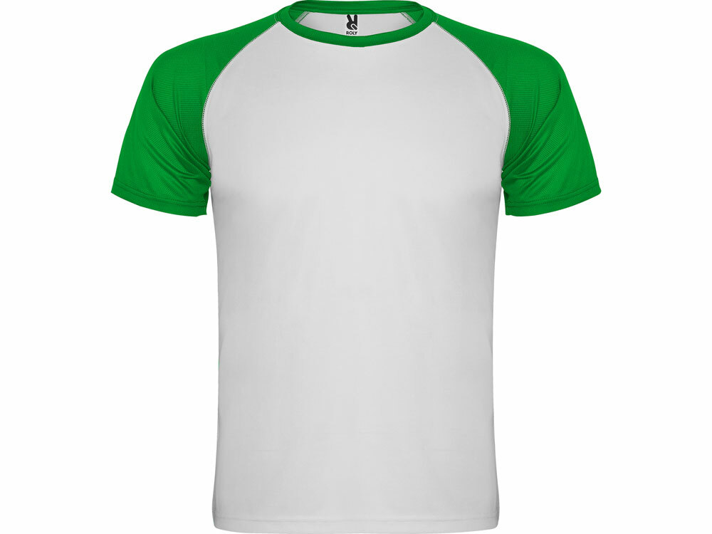 6650012263XL&nbsp;750.850&nbsp;Спортивная футболка "Indianapolis" мужская, белый/папоротниковый&nbsp;193232