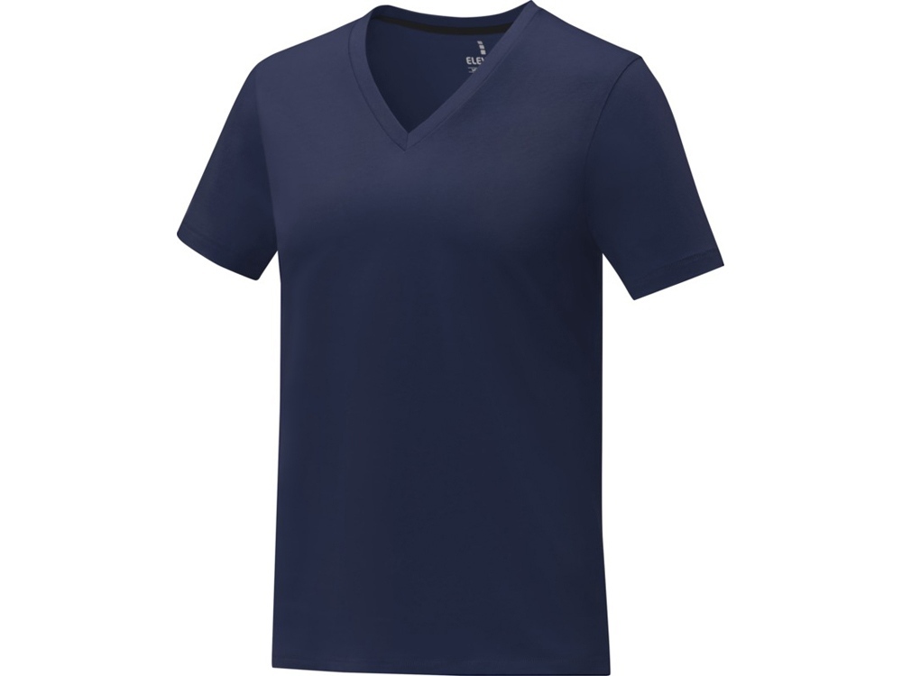 38031552XL&nbsp;1869.000&nbsp;Somoto Женская футболка с коротким рукавом и V-образным вырезом , темно-синий&nbsp;188785