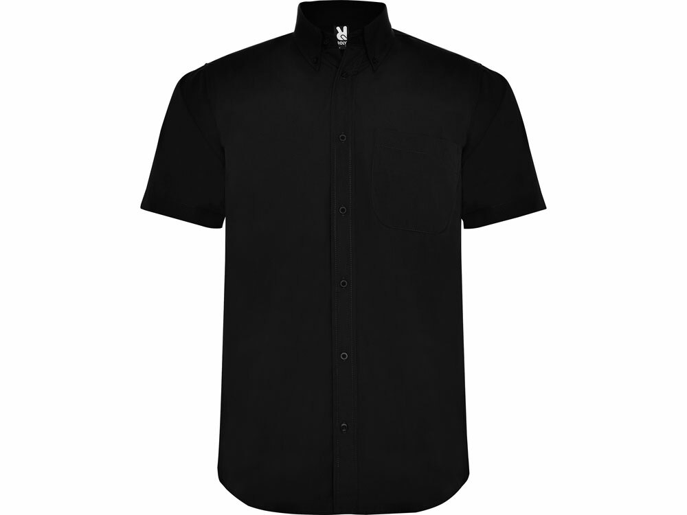550302M&nbsp;2354.400&nbsp;Рубашка "Aifos" мужская с коротким рукавом,  черный&nbsp;194519