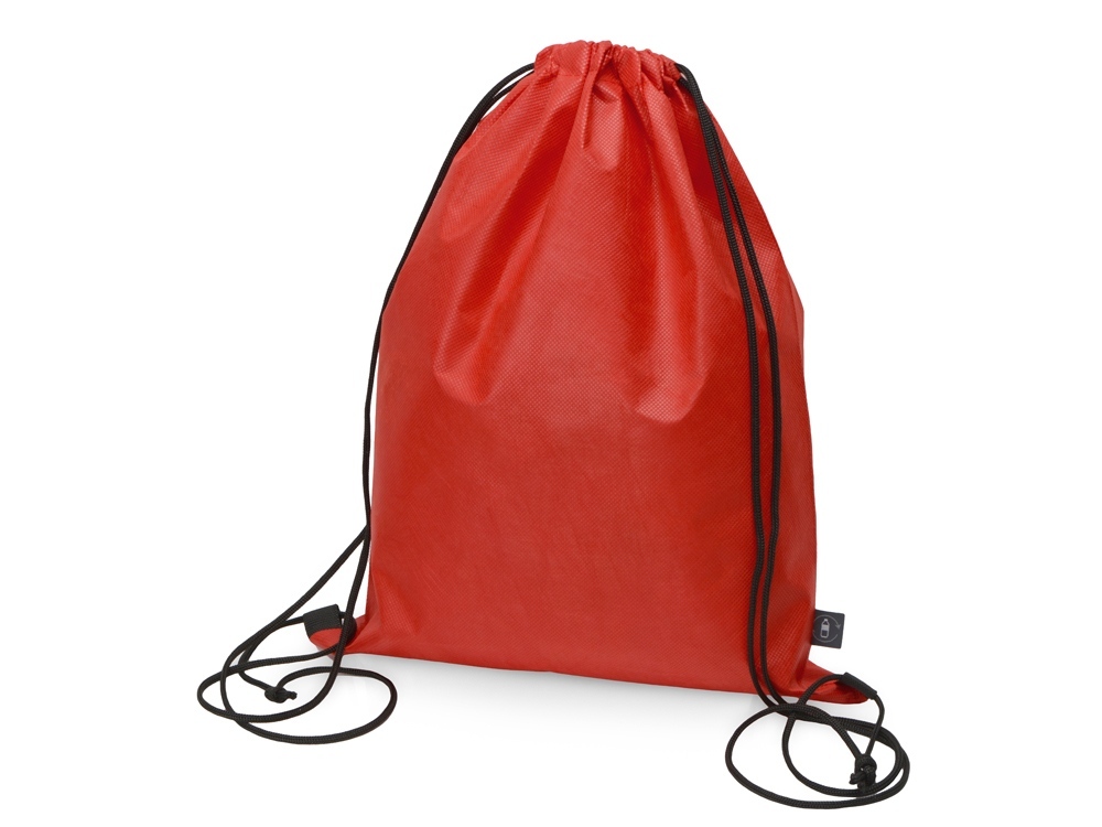 590601&nbsp;212.510&nbsp;Рюкзак-мешок Reviver из нетканого переработанного материала RPET, красный&nbsp;189746