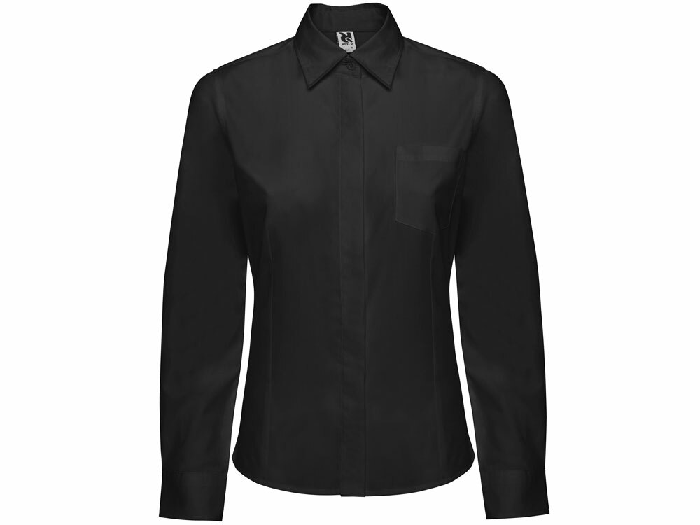 5161022XL&nbsp;2414.000&nbsp;Рубашка "Sofia" женская с длинным рукавом, черный&nbsp;194549
