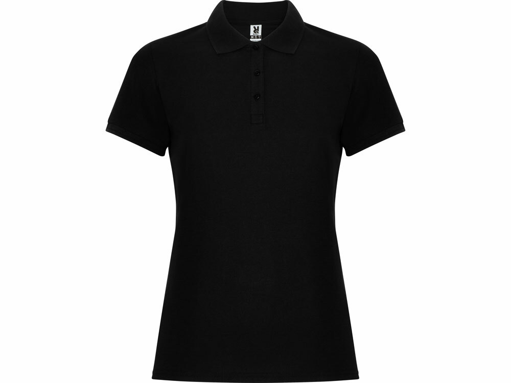 664402XL&nbsp;1502.400&nbsp;Рубашка поло "Pegaso" женская, черный&nbsp;194323
