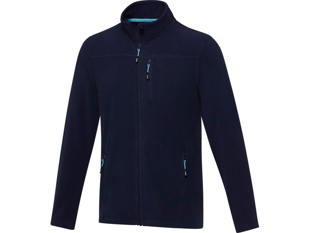 37529552XL&nbsp;9597.000&nbsp;Мужская флисовая куртка Amber на молнии из переработанных материалов по стандарту GRS, темно-синий&nbsp;211185