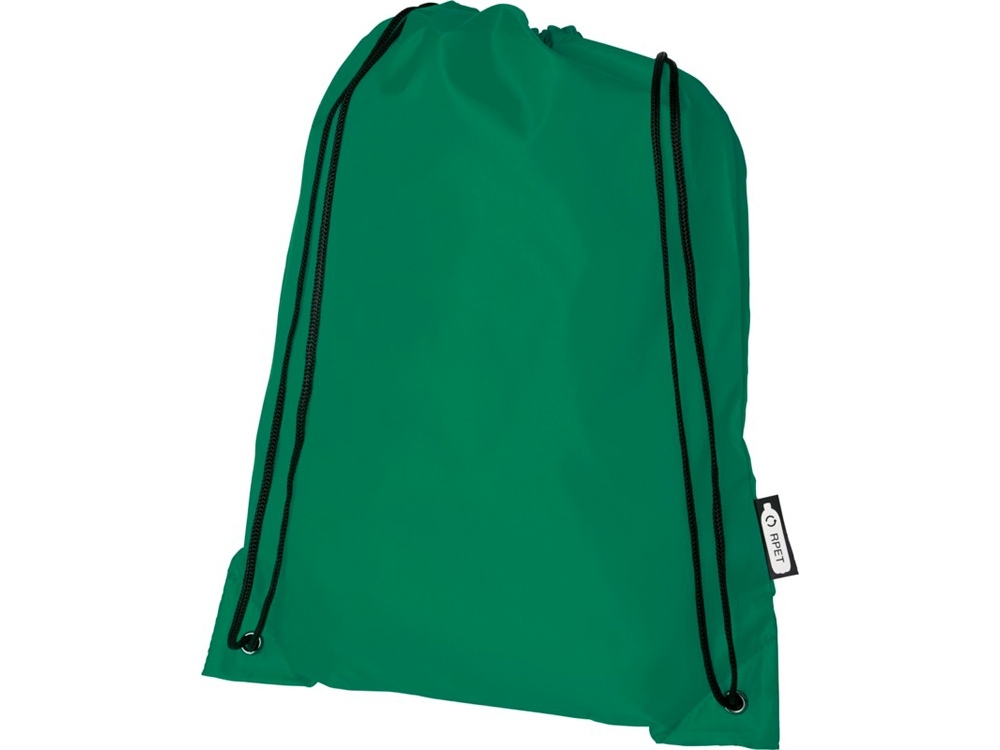 12046161&nbsp;493.400&nbsp;Рюкзак со шнурком Oriole из переработанного ПЭТ, зеленый&nbsp;205605