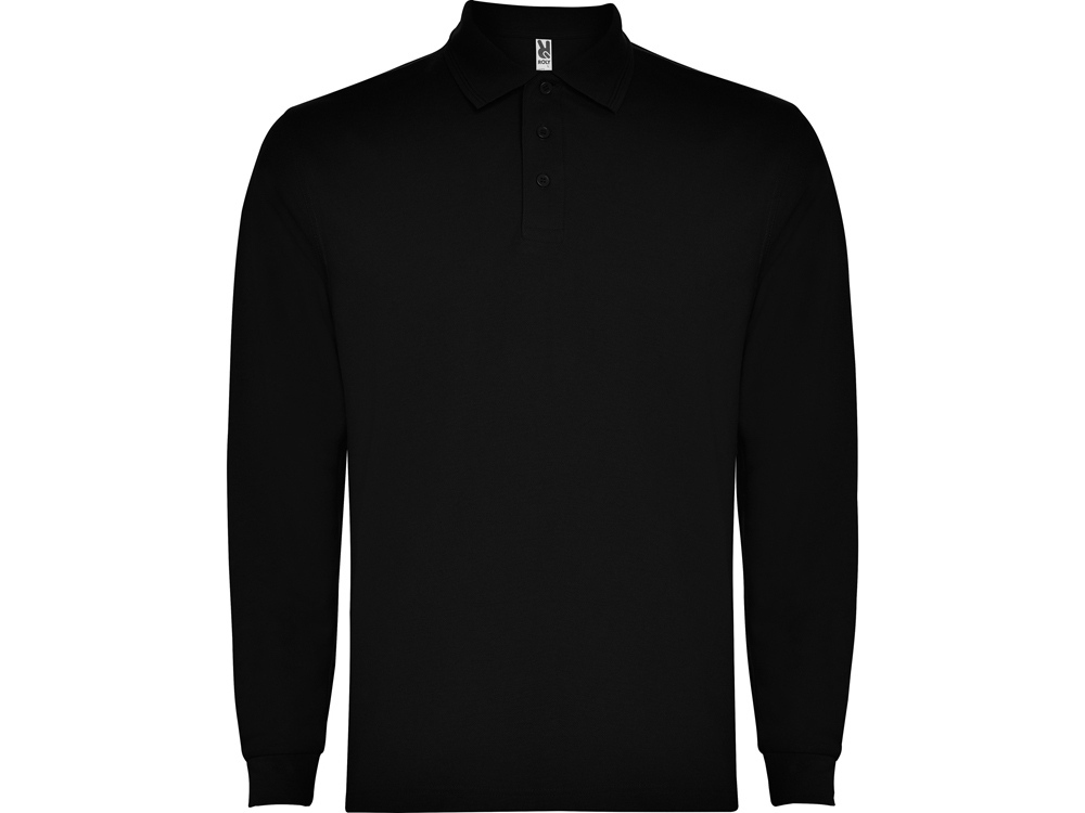 5009PO022XL&nbsp;2178.000&nbsp;Рубашка поло "Carpe" мужская с длинным рукавом, черный&nbsp;201242