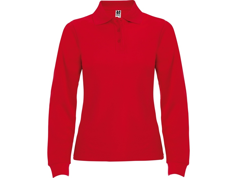 6636PO603XL&nbsp;2202.400&nbsp;Рубашка поло "Estrella" женская с длинным рукавом, красный&nbsp;201847